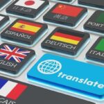 Klawiatura z flagami i klawiszem Translate – tłumaczenia tekstów