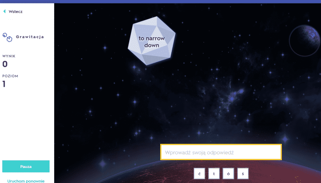 Quizlet – najlepsza aplikacja do nauki słówek - grawitacja